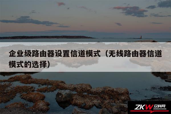 企业级路由器设置信道模式（无线路由器信道模式的选择）