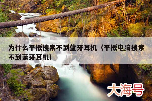 为什么平板搜索不到蓝牙耳机（平板电脑搜索不到蓝牙耳机）