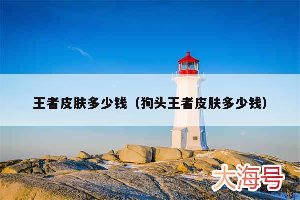 王者皮肤多少钱（狗头王者皮肤多少钱）