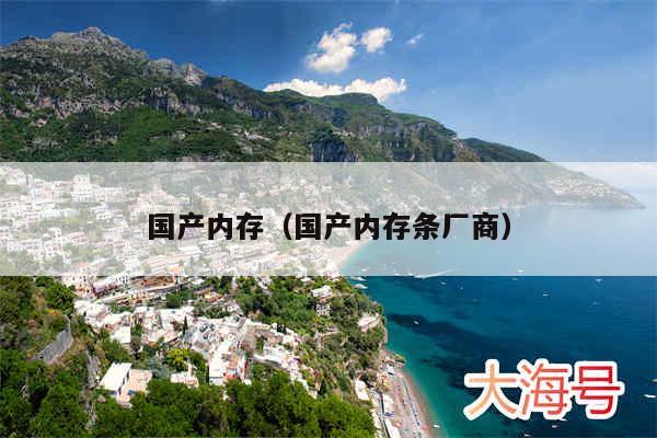 国产内存（国产内存条厂商）