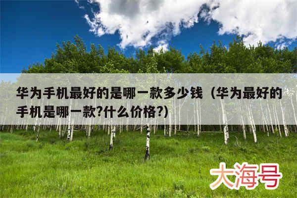 华为手机最好的是哪一款多少钱（华为最好的手机是哪一款?什么价格?）