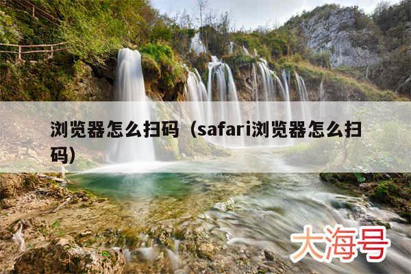 浏览器怎么扫码（safari浏览器怎么扫码）