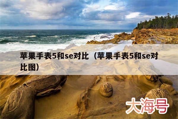 苹果手表5和se对比（苹果手表5和se对比图）