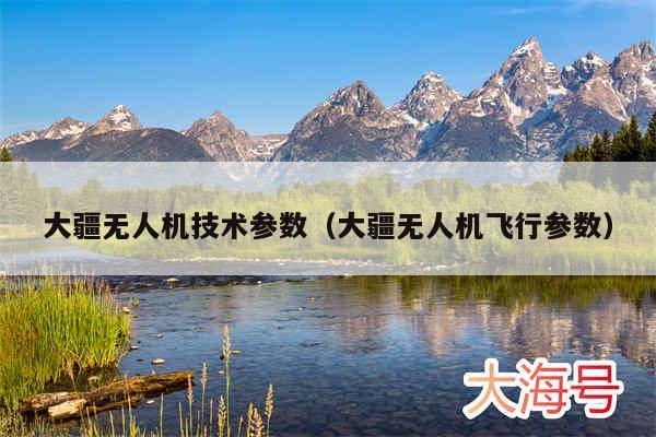 大疆无人机技术参数（大疆无人机飞行参数）