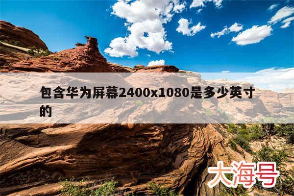 包含华为屏幕2400x1080是多少英寸的
