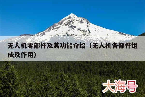 无人机零部件及其功能介绍（无人机各部件组成及作用）