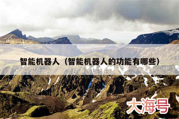 智能机器人（智能机器人的功能有哪些）