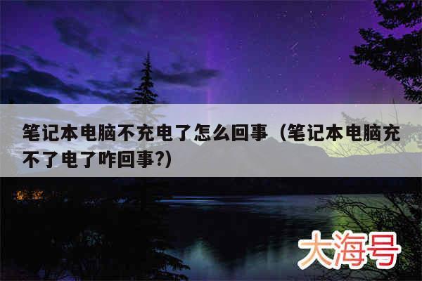 笔记本电脑不充电了怎么回事（笔记本电脑充不了电了咋回事?）