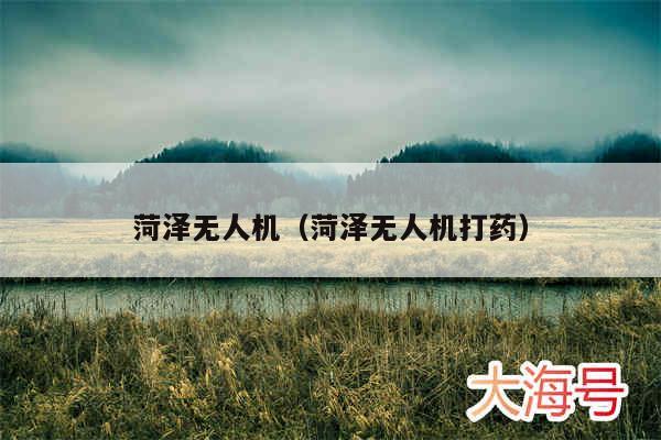 菏泽无人机（菏泽无人机打药）