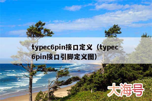 typec6pin接口定义（typec 6pin接口引脚定义图）