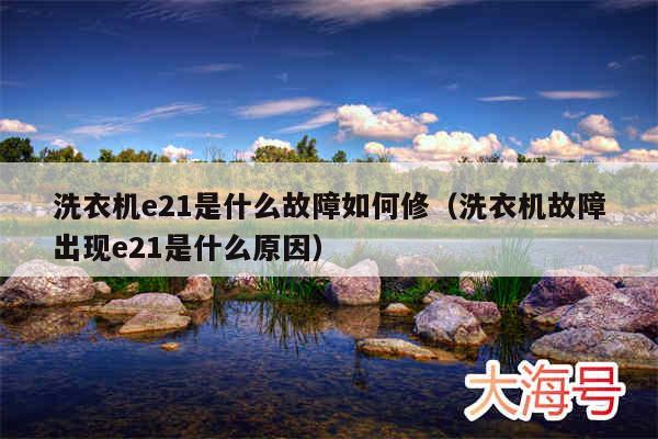 洗衣机e21是什么故障如何修（洗衣机故障出现e21是什么原因）