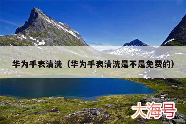 华为手表清洗（华为手表清洗是不是免费的）