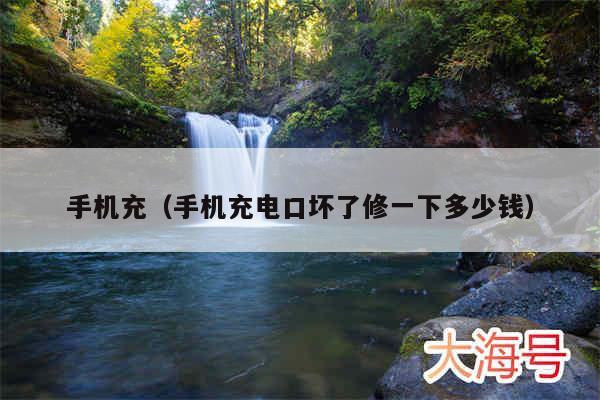 手机充（手机充电口坏了修一下多少钱）