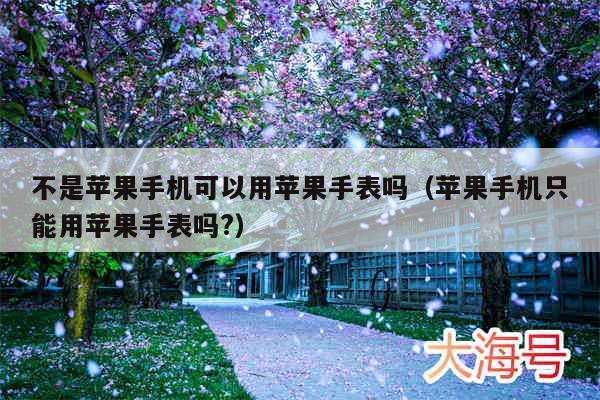 不是苹果手机可以用苹果手表吗（苹果手机只能用苹果手表吗?）