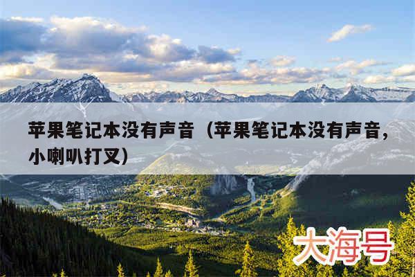 苹果笔记本没有声音（苹果笔记本没有声音,小喇叭打叉）