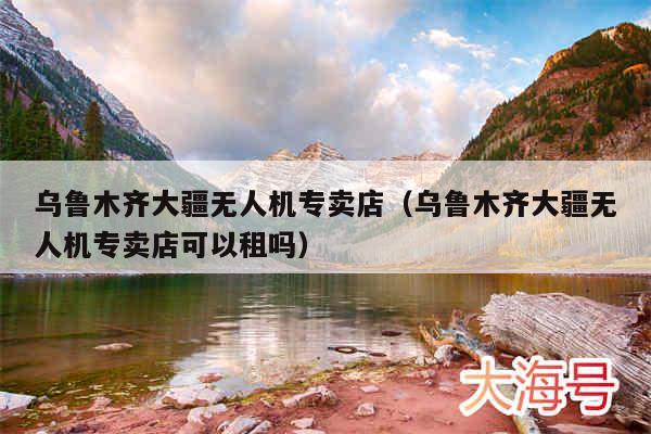 乌鲁木齐大疆无人机专卖店（乌鲁木齐大疆无人机专卖店可以租吗）