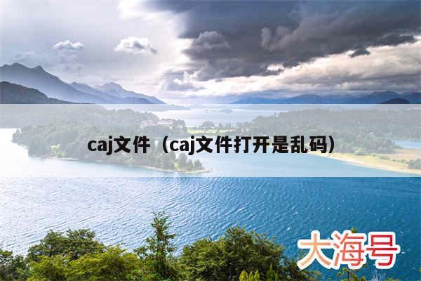 caj文件（caj文件打开是乱码）