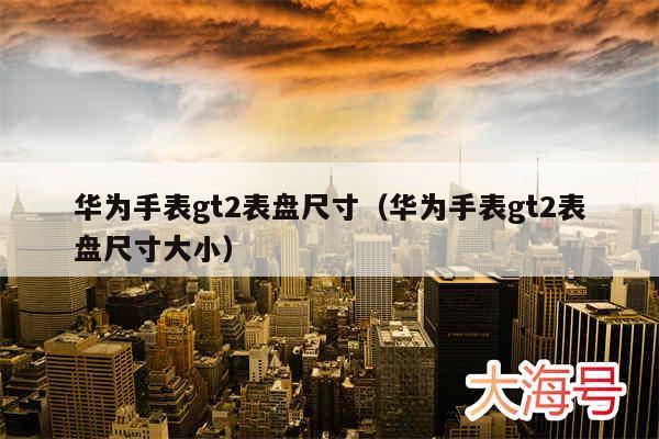 华为手表gt2表盘尺寸(华为手表gt2表盘尺寸大小)