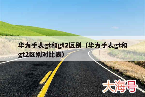 华为手表gt和gt2区别(华为手表gt和gt2区别对比表)
