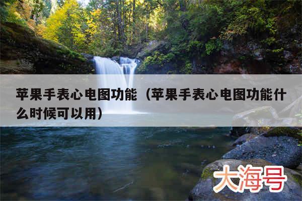 苹果手表心电图功能(苹果手表心电图功能什么时候可以用)