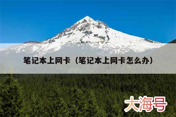 笔记本上网卡(笔记本上网卡怎么办)