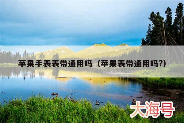 苹果手表表带通用吗(苹果表带通用吗?)