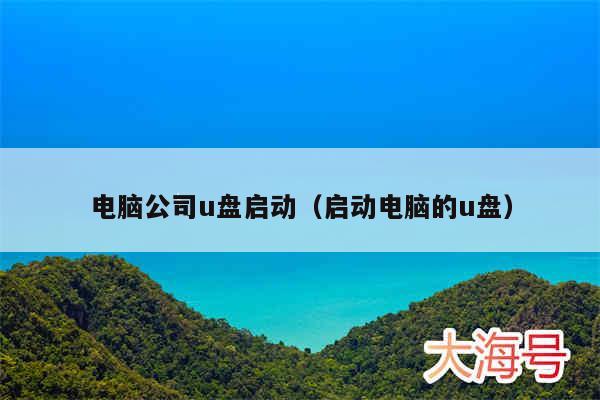电脑公司u盘启动(启动电脑的u盘)