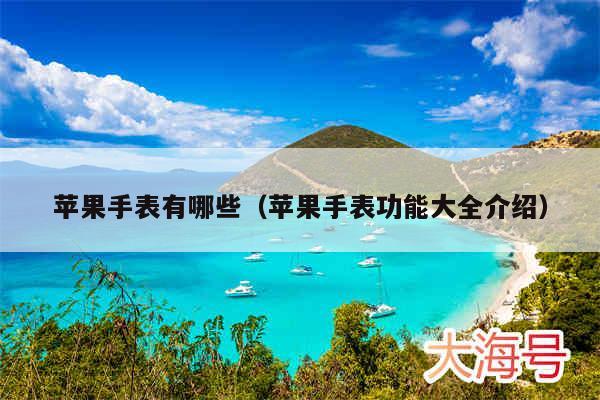 苹果手表有哪些(苹果手表功能大全介绍)