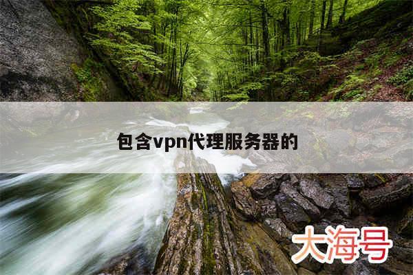 包含vpn代理服务器的