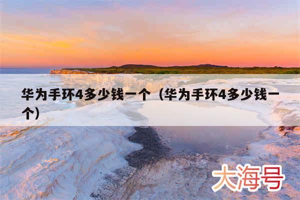 华为手环4多少钱一个(华为手环4多少钱一个)