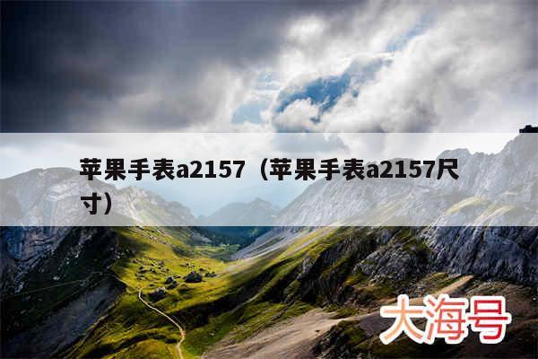 苹果手表a2157(苹果手表a2157尺寸)