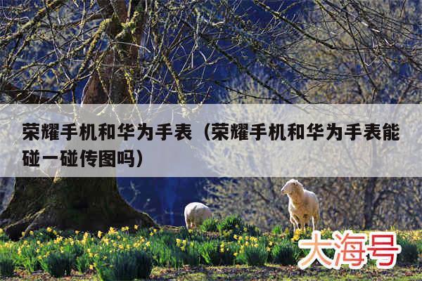 荣耀手机和华为手表(荣耀手机和华为手表能碰一碰传图吗)