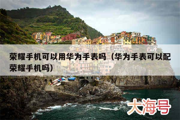 荣耀手机可以用华为手表吗(华为手表可以配荣耀手机吗)