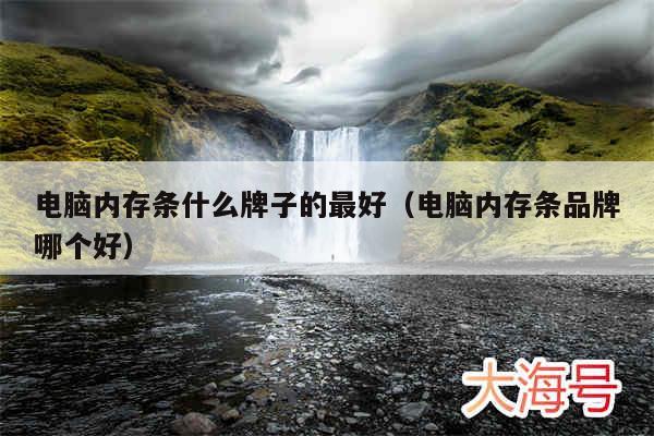 电脑内存条什么牌子的最好(电脑内存条品牌哪个好)