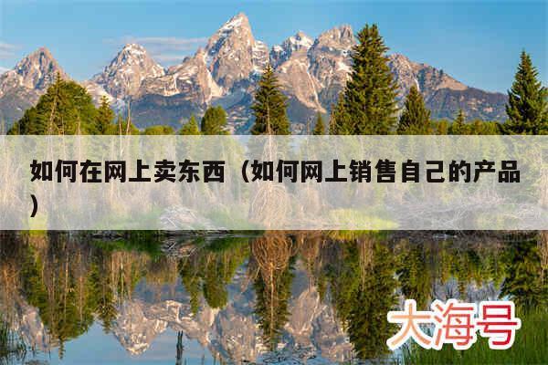 如何在网上卖东西(如何网上销售自己的产品)