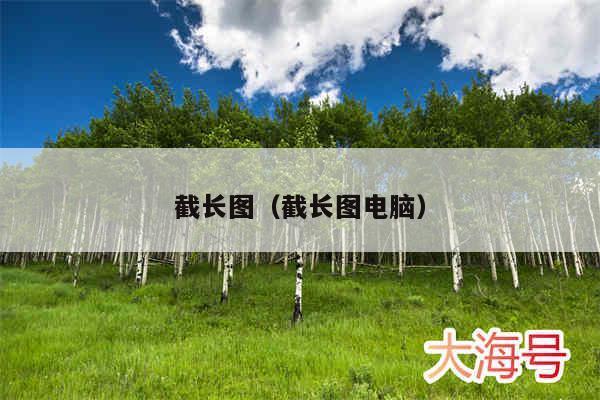 截长图（截长图电脑）