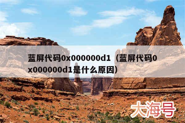 蓝屏代码0x000000d1（蓝屏代码0x000000d1是什么原因）