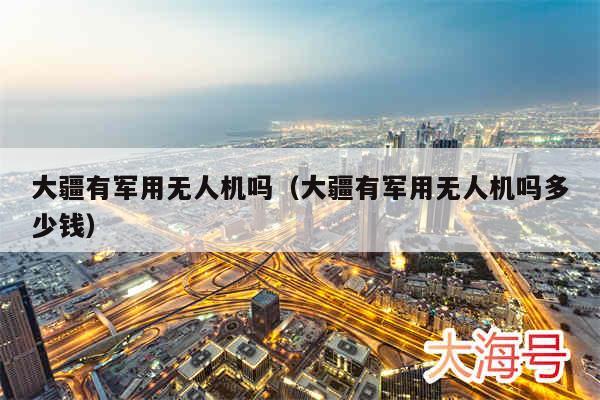 大疆有军用无人机吗（大疆有军用无人机吗多少钱）