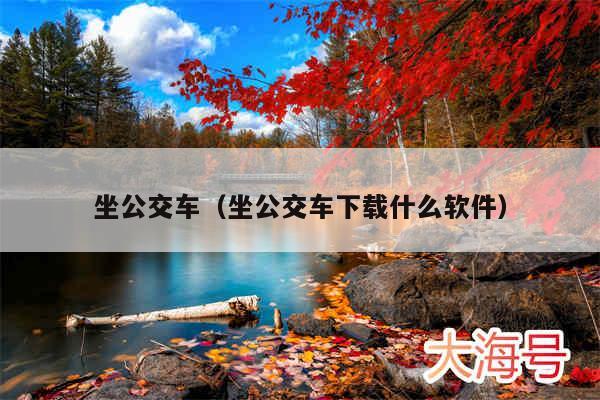 坐公交车(坐公交车下载什么软件)
