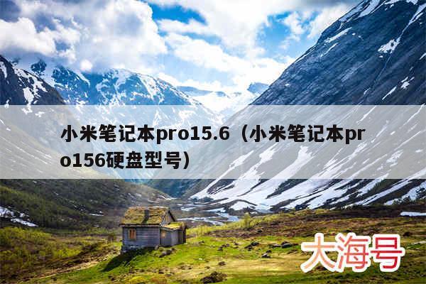 小米笔记本pro15.6（小米笔记本pro156硬盘型号）