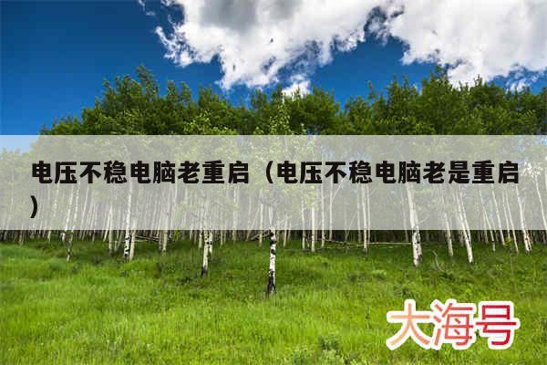 电压不稳电脑老重启（电压不稳电脑老是重启）