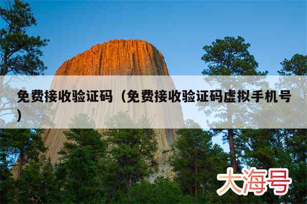 免费接收验证码(免费接收验证码虚拟手机号)