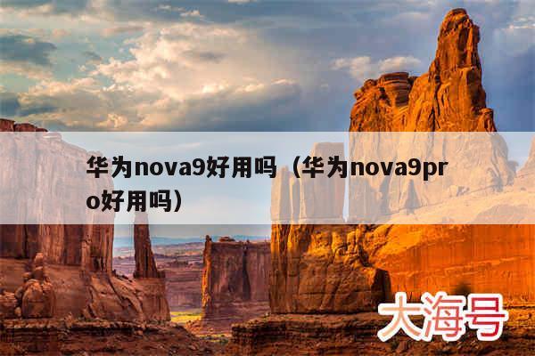 华为nova9好用吗（华为nova9pro好用吗）