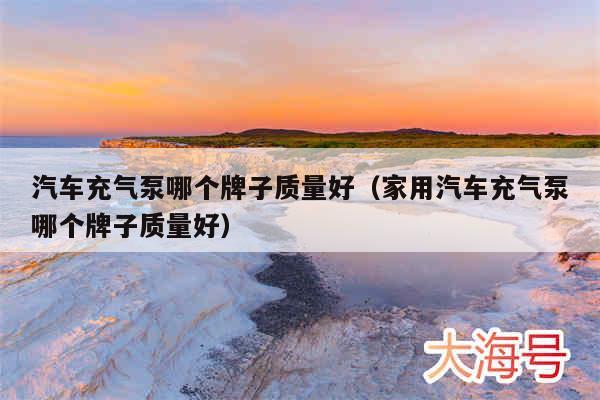 汽车充气泵哪个牌子质量好(家用汽车充气泵哪个牌子质量好)